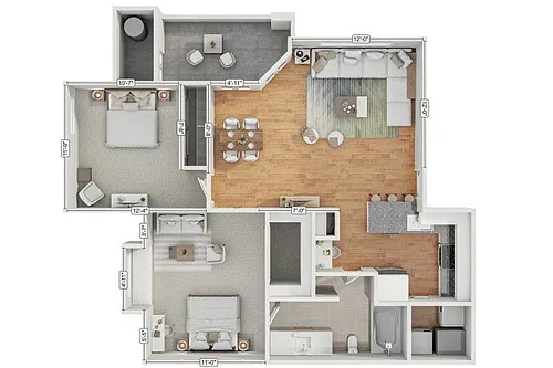Floor plan 2A1