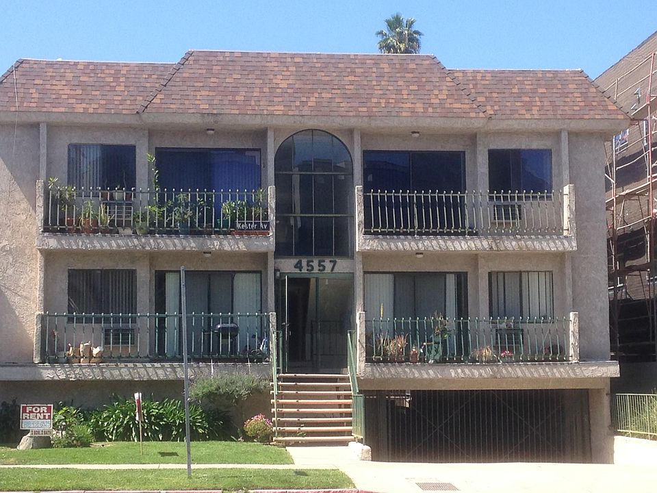 The front of the building.