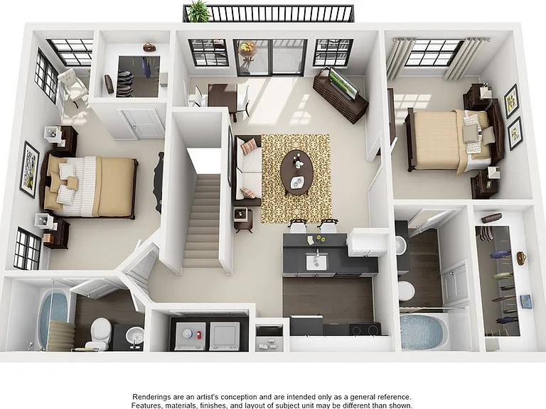 2 Bedroom | 2 Bath | 1013 SF | Attached Garage 2 Bedroom | 2 Bath | 1013 SF | Attached Garage