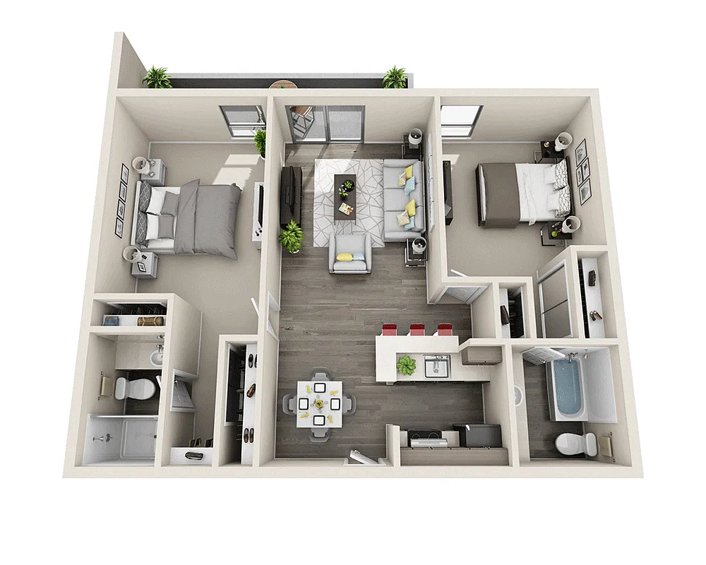 Floor plan Lagoon (B2A-N)