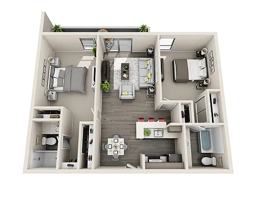Floor plan Lagoon (B2A-N)
