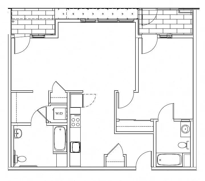Floor plan Woodland