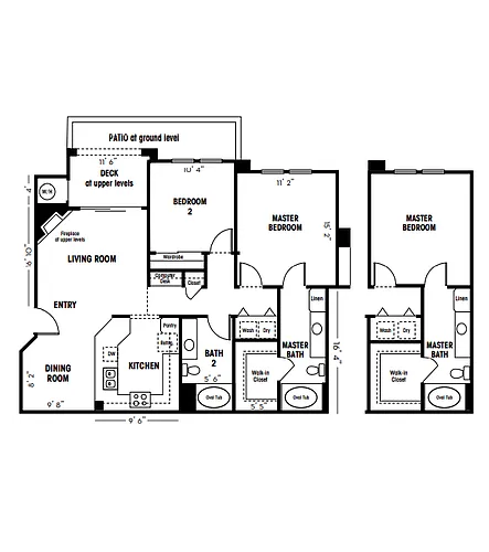 Floor plan 2C