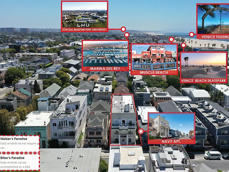 SUPERB LOCATION! steps away from Venice Beach and Boardwalk, close to Restaurants and shopping on Venice Boardwalk + Main St
