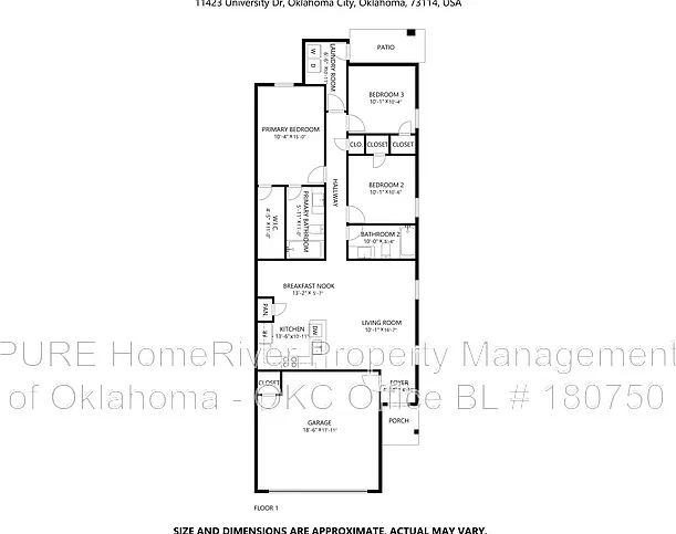3 bed, 2.0 bath, 1216 sqft, $1,445 — Photo 4