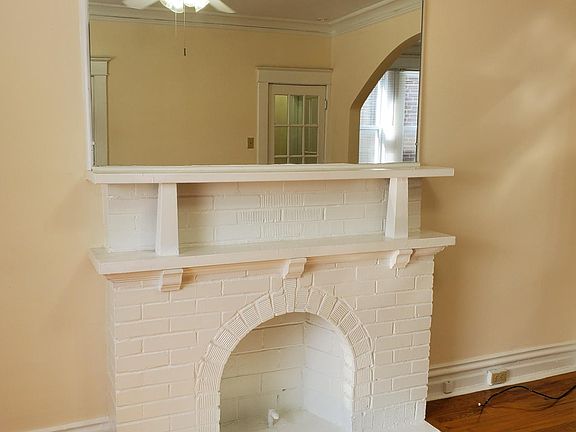 Decorative Fireplace with Mirror