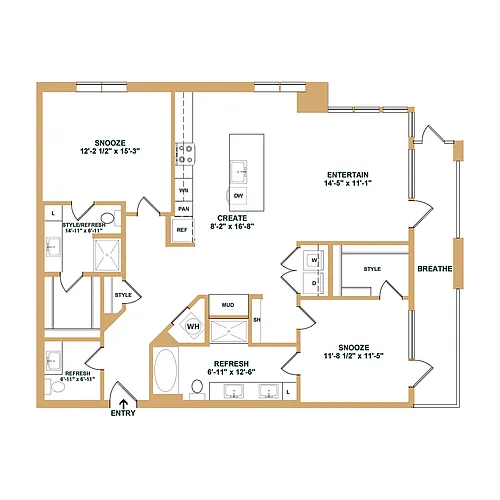 Floor plan B6