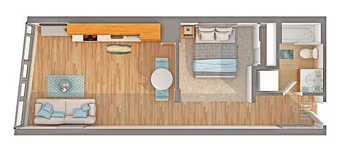Floor plan Studio - C