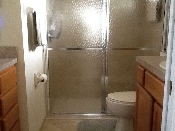 Large walkin shower in maste