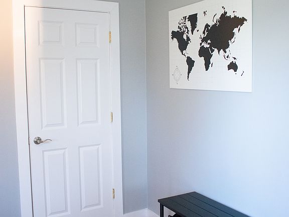 Front entryway and closet