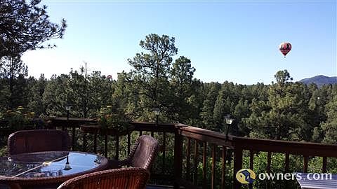 View from Deck looking into the Canyon