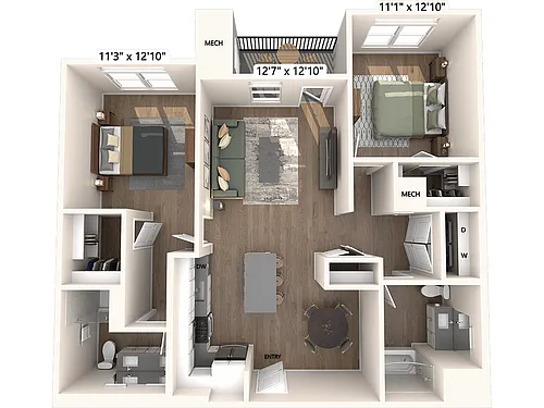Floor plan BM13-alt a-Upgrade