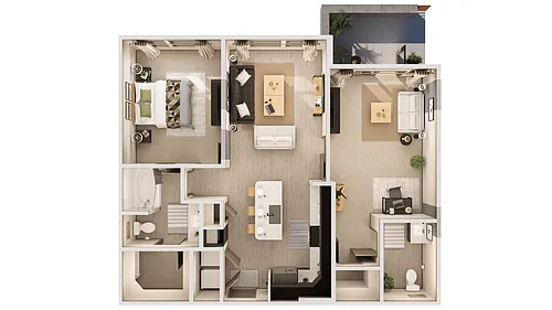 Floor plan The Woodward