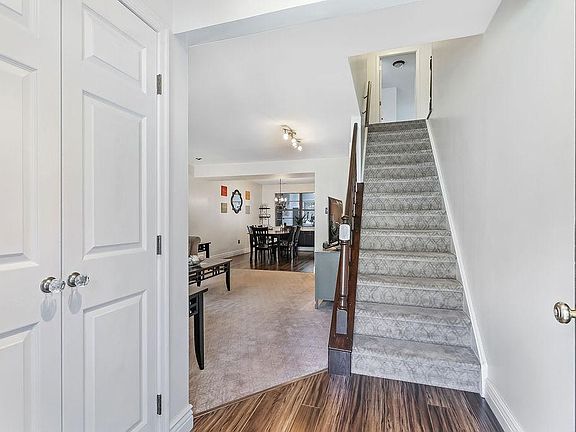 Entryway leading into living room.