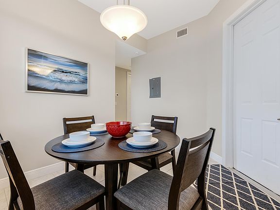 Dinning room seats four