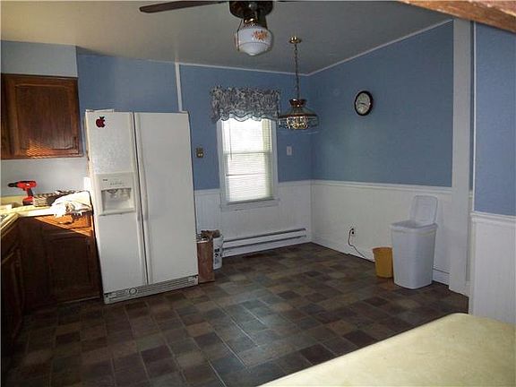 Kitchen with eating area.