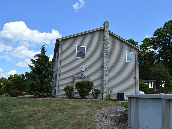 West side of house