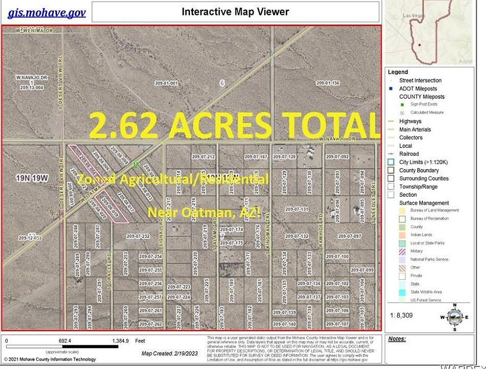1st image of 2 Lots W Oatman Hwy