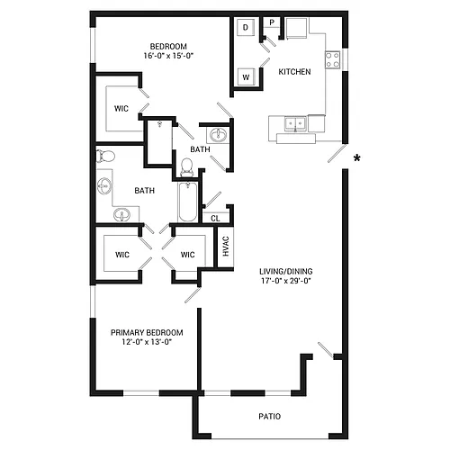 Floor plan The Fresco