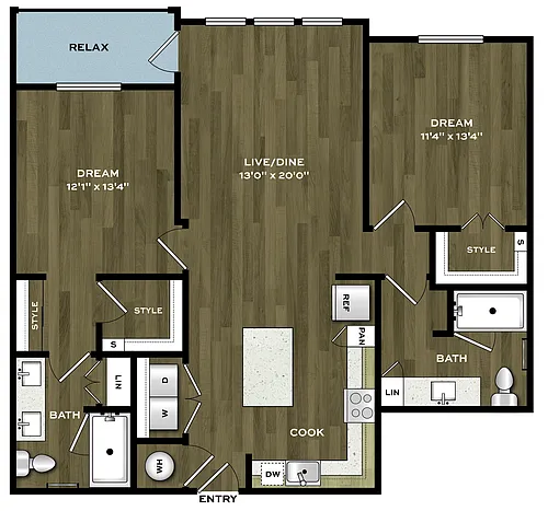 Floor plan B1