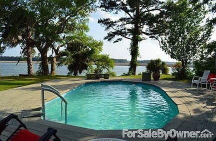 Salt Water Pool
						:
						Wood decking surrounds the pool. Currently closed for the winter