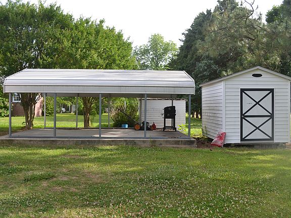 Carport and shed