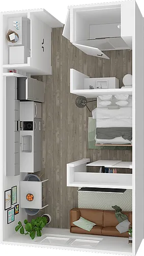 Floor plan Studio