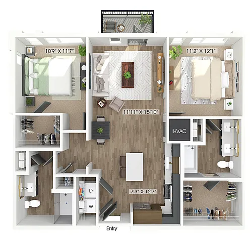 Floor plan B1W