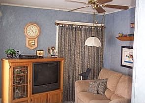 Family room w/French doors to deck.