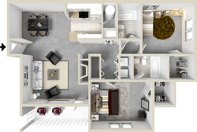 Floor plan The Current