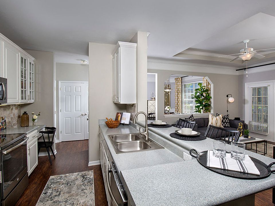 Open-concept kitchen and living room