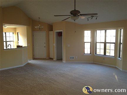 Open living space and bay window