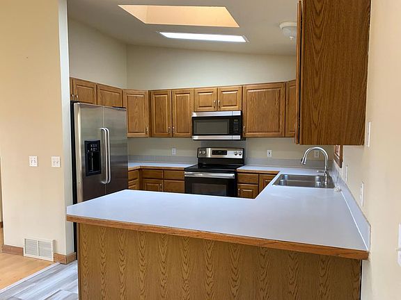Kitchen with stainless steal appliances