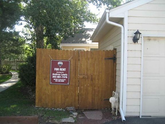 Back of property