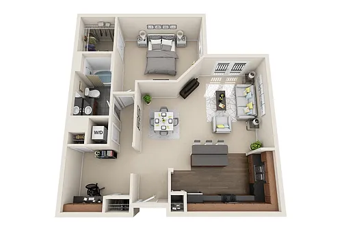 Floor plan A1D