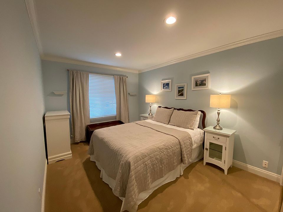 Bedroom as seen from doorway.