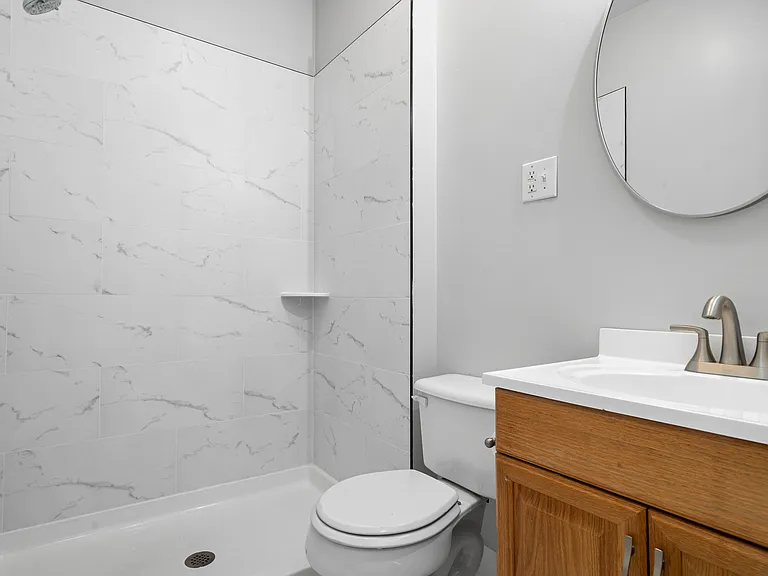 Full bathroom 2 on main floor with tile shower