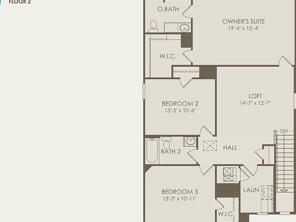 Monroe Floor Plan, Quick Move-In Home, Floor 2