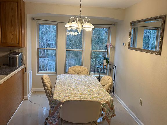 Nice Dining room Epoxy floors with beautiful views