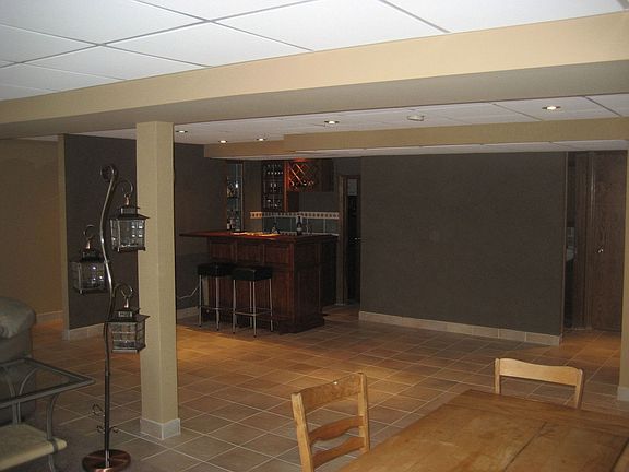 walkout basement finished