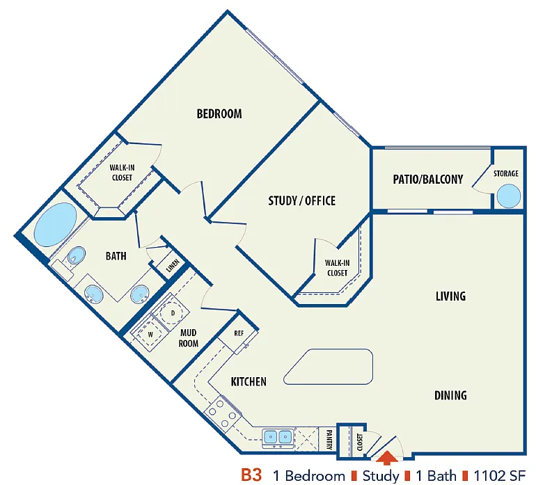 Floor plan B2E