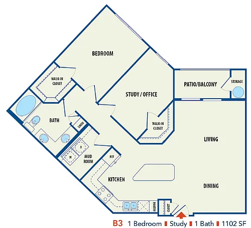 Floor plan B2
