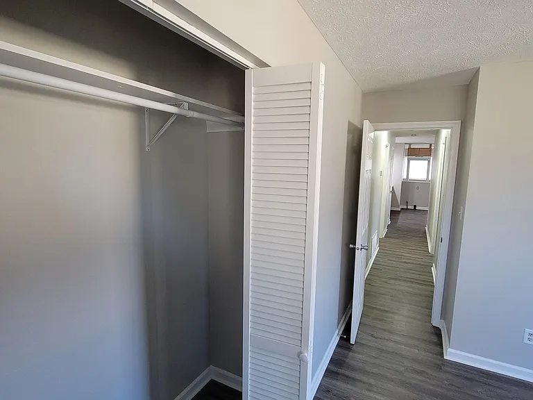 Large Closet space in each room