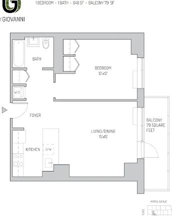 2nd image of 81 Fleet Pl APT 5M