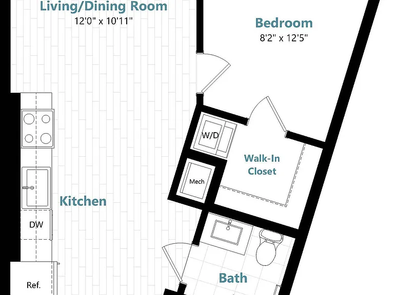 A6 floor plan Gibson Point
