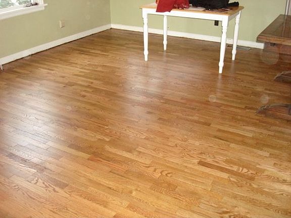 Refinished hardwoods