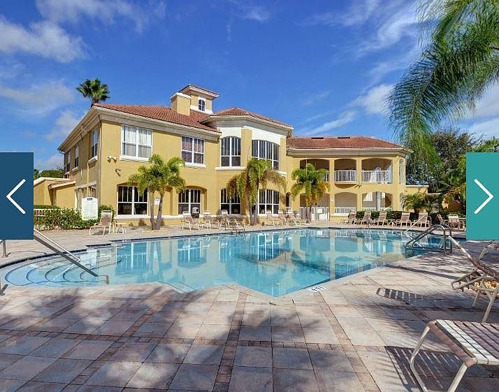 Great amenities at this large rental condo include pool & clubhouse, gym, tennis court, basketball court, dog walking area, secured gate access and beautiful golf course view!