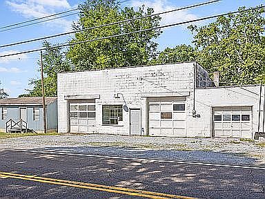 Main building and shed