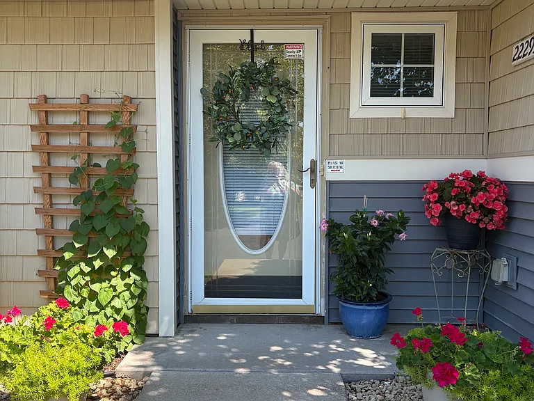Front entrance to home.