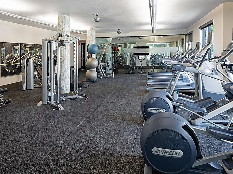 Fully-equipped fitness center